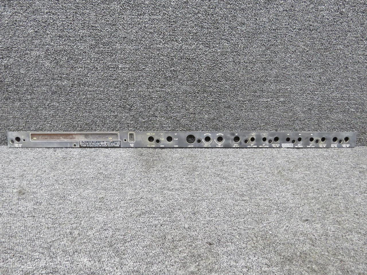Beechcraft Parts 35-324404-1 Beech V35A Upper Control Panel Cover