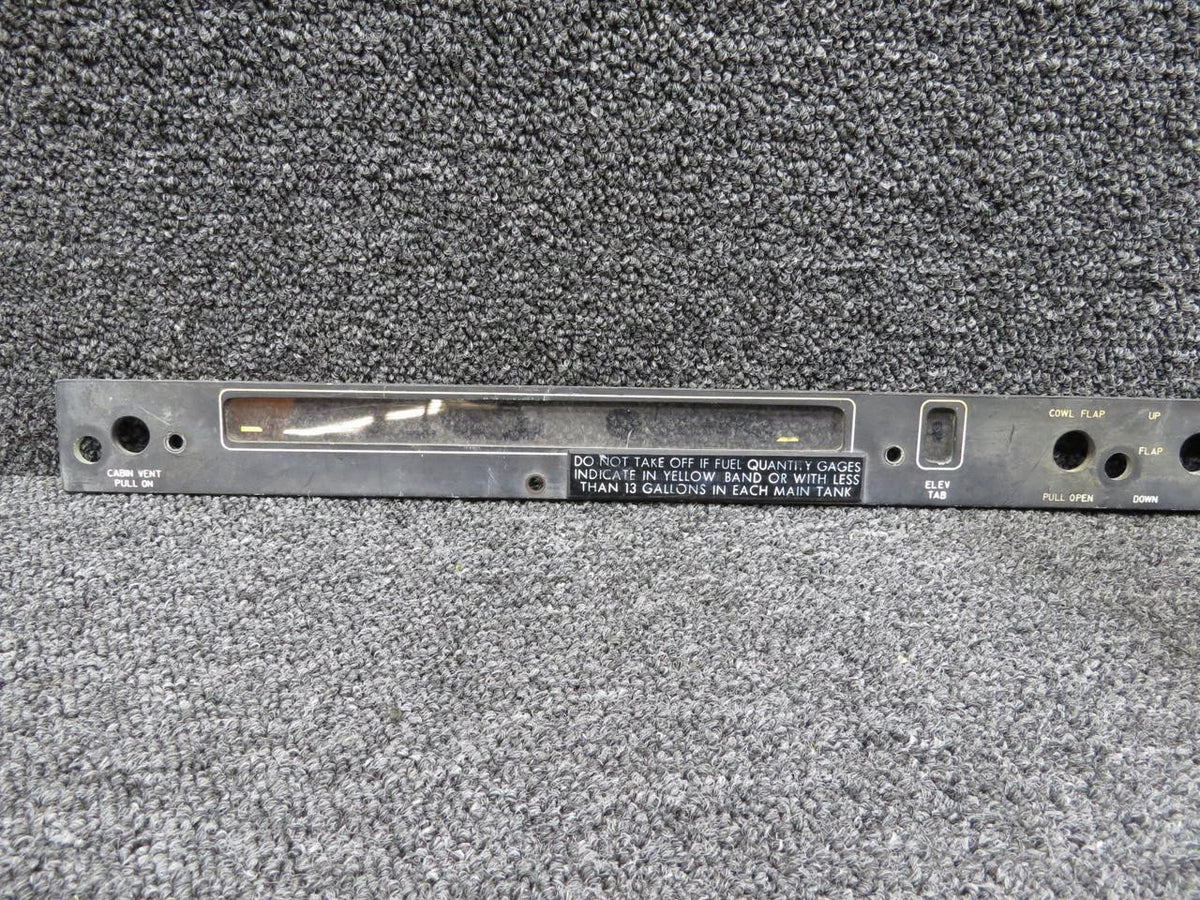 Beechcraft Parts 35-324404-1 Beech V35A Upper Control Panel Cover