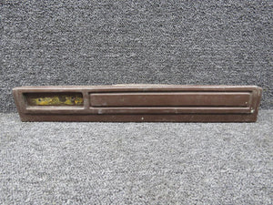 58-530180-3 Beechcraft A36 Armrest Assembly Forward RH (Brown, Missing Insert)
