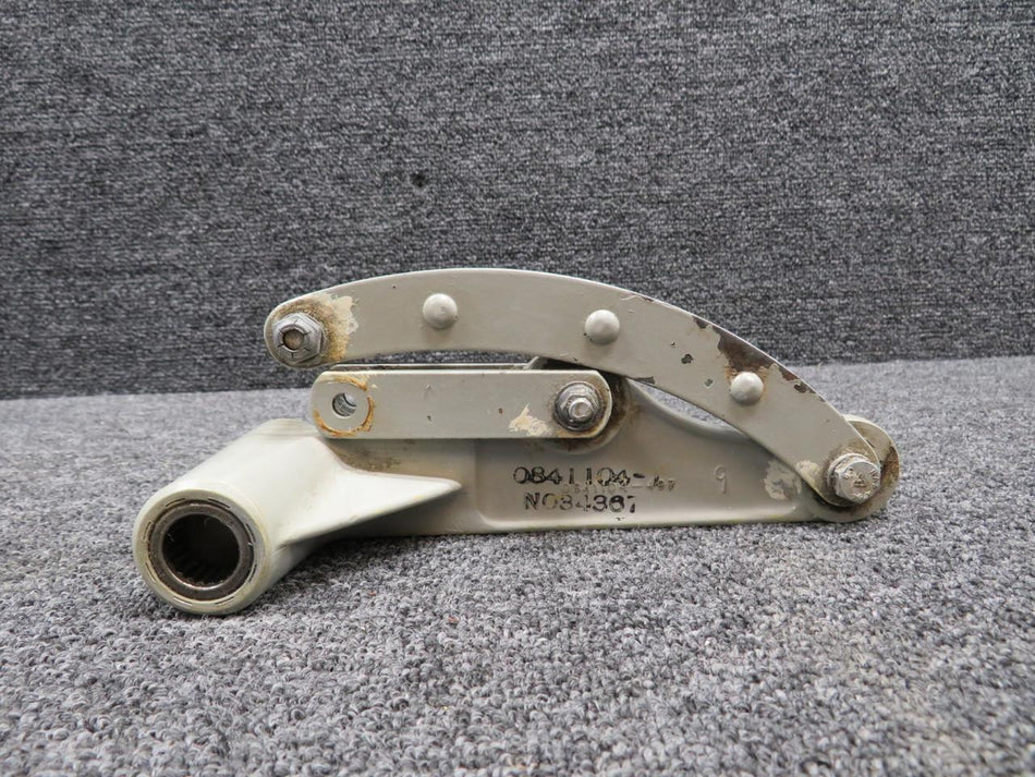 Cessna Aircraft Parts 0841104-3, 0843500-6 Cessna 414 Main Gear Retraction Bellcrank w Lower Link LH