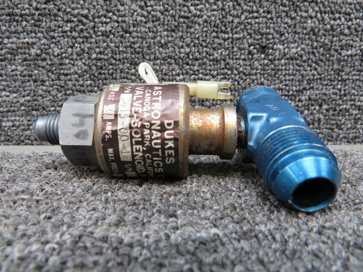 Dukes 3415-00-1 Dukes Valve Solenoid (Volts: 24, Amps: 6) (Max Press: 100) (Rust)