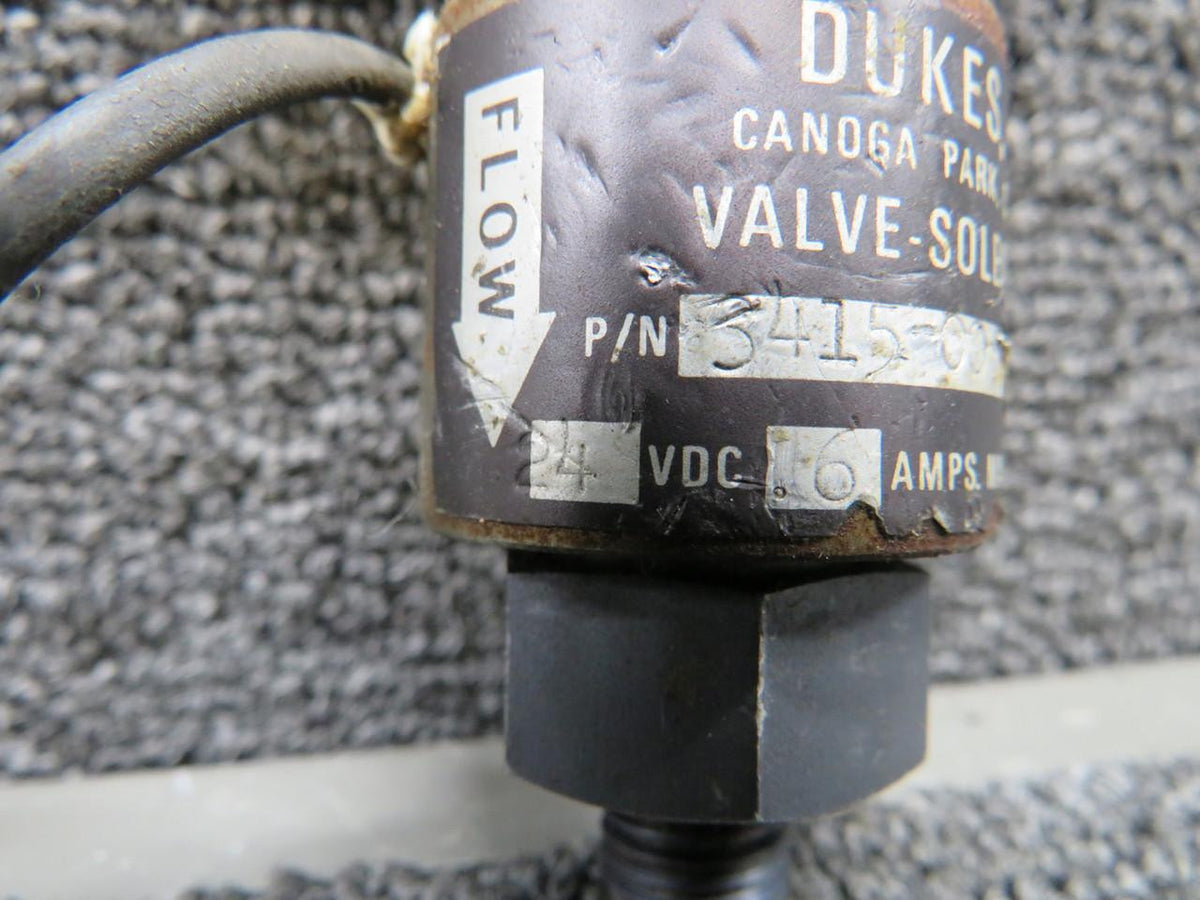 Dukes 3415-00-1 Dukes Valve Solenoid (Volts: 24, Amps: 6) (Max Press: 150) (Rust)