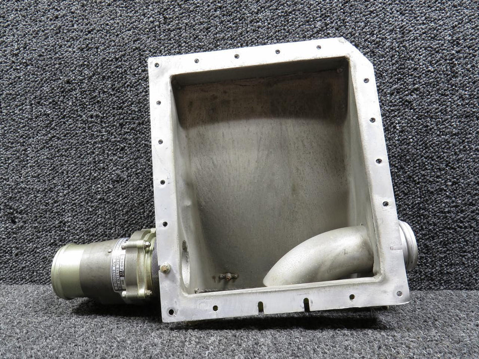 LearJet 2619174-13 Learjet Duct Adapter Assembly with Pneumatic Check Valve (Dented)
