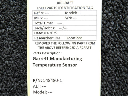 Garrett 548480-1 Garrett Manufacturing Temperature Sensor