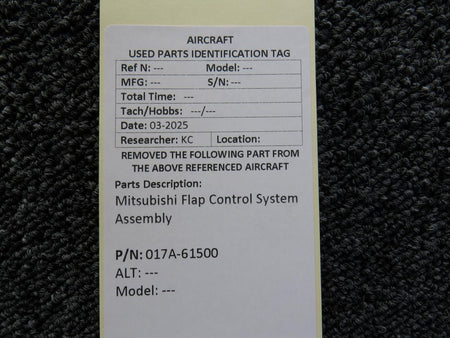 Mitsubishi 017A-61500 Mitsubishi Flap Control System Assembly