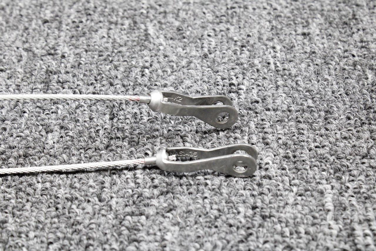 Cessna Aircraft Parts 0713070-9, 0510105-70 Cessna 177B Parking Brake Bellcrank Assembly w Cable