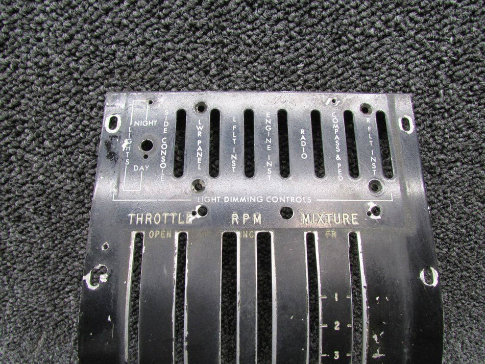 5111572-1 (Use: 5111572-10) Cessna 421B Cover Assembly Quadrant (Enlarged Hole)
