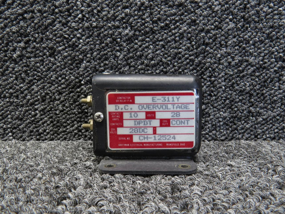 Hartman E-311Y Hartman Overvoltage Relay (Volts: 28) (Amps: 10)