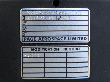 Page Engineering C14450-04 Page Engineering Voltage Sensing Unit with Modifications