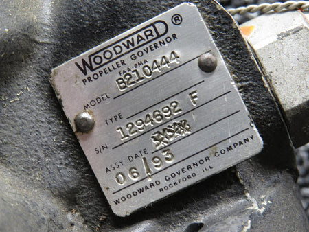 Woodward B210444 (Use: 0750101-70) Woodward Propeller Governor
