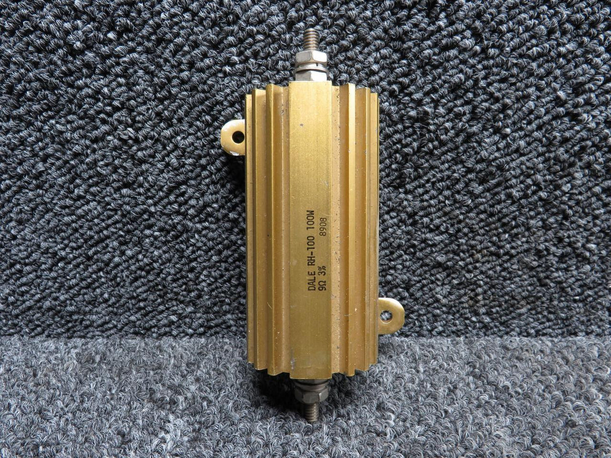 Dale RH-100 (Alt: 8908) Dale Resistor (Watt: 100, OHMS: 9 with 3% Tolerance)