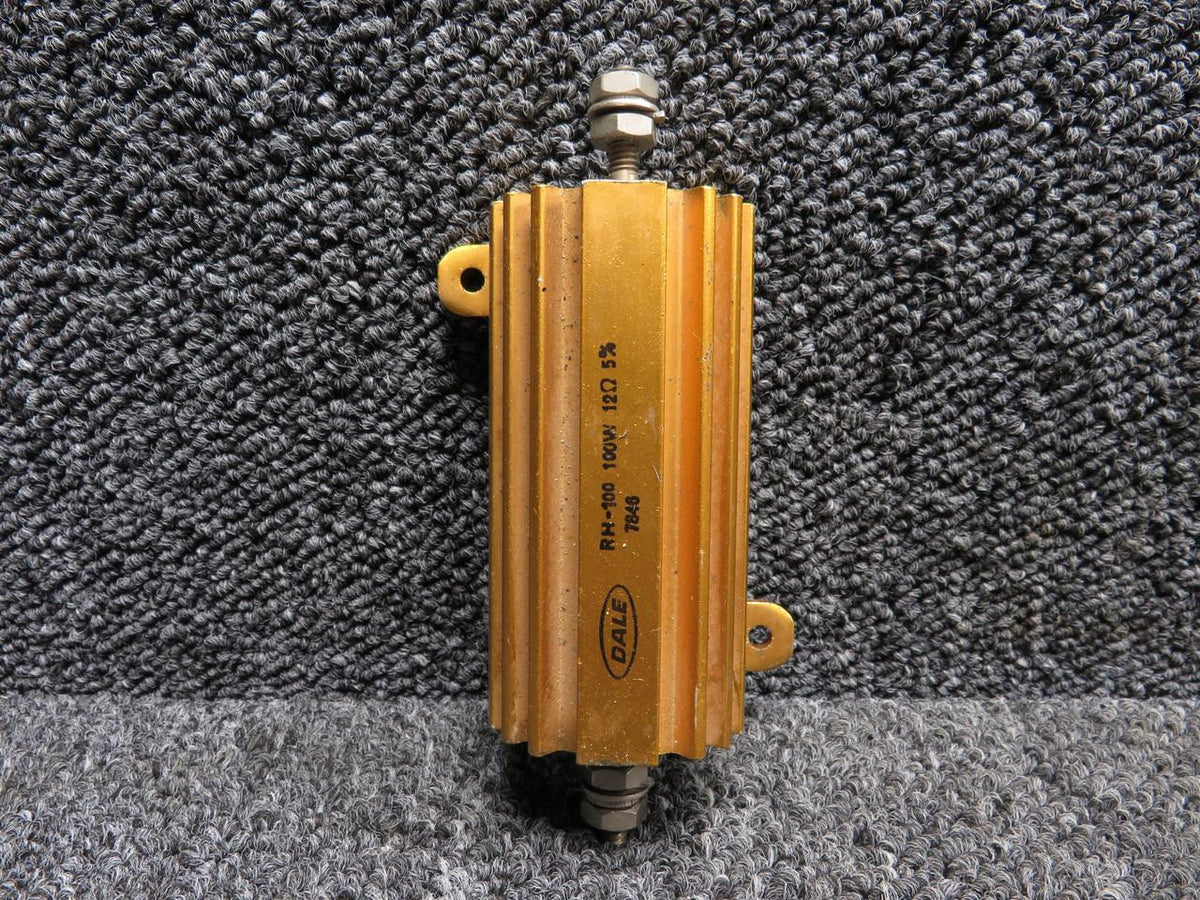 Dale RH-100 (Alt: 7846) Dale Resistor (Watt: 100, Ohms: 12 with 5% Tolerance)