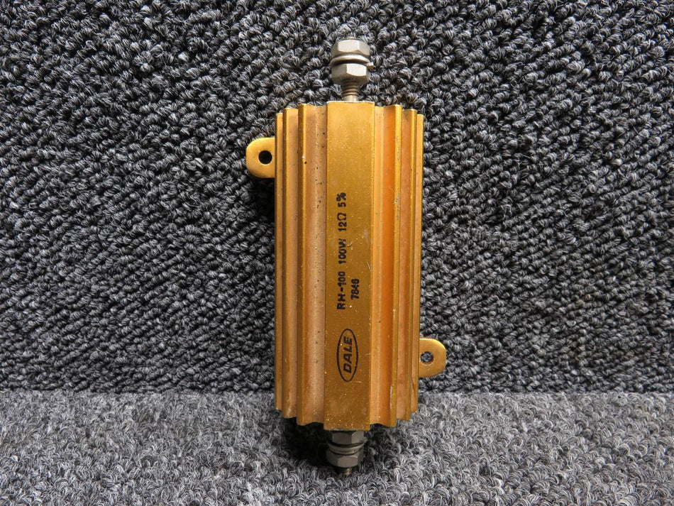 Dale RH-100 (Alt: 7846) Dale Resistor (Watt: 100, Ohms: 12 with 5% Tolerance)