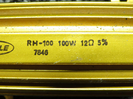 Dale RH-100 (Alt: 7846) Dale Resistor (Watt: 100, Ohms: 12 with 5% Tolerance)