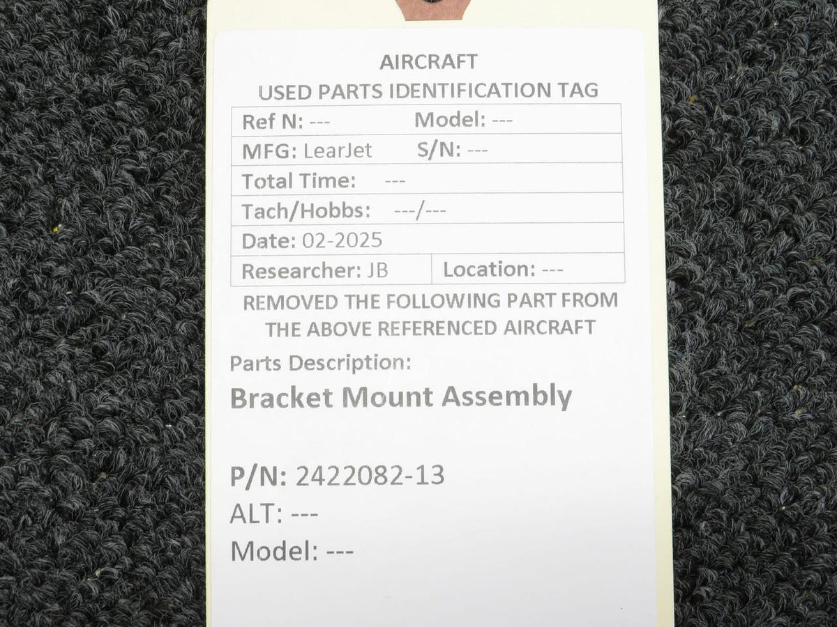 LearJet 2422082-13 LearJet Bracket Mount Assembly