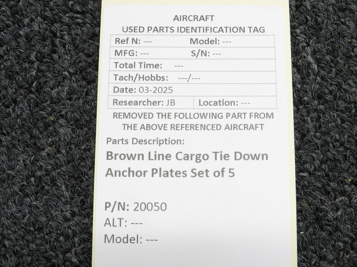 Brown Line 20050 Brown Line Cargo Tie Down Anchor Plates Set of 5