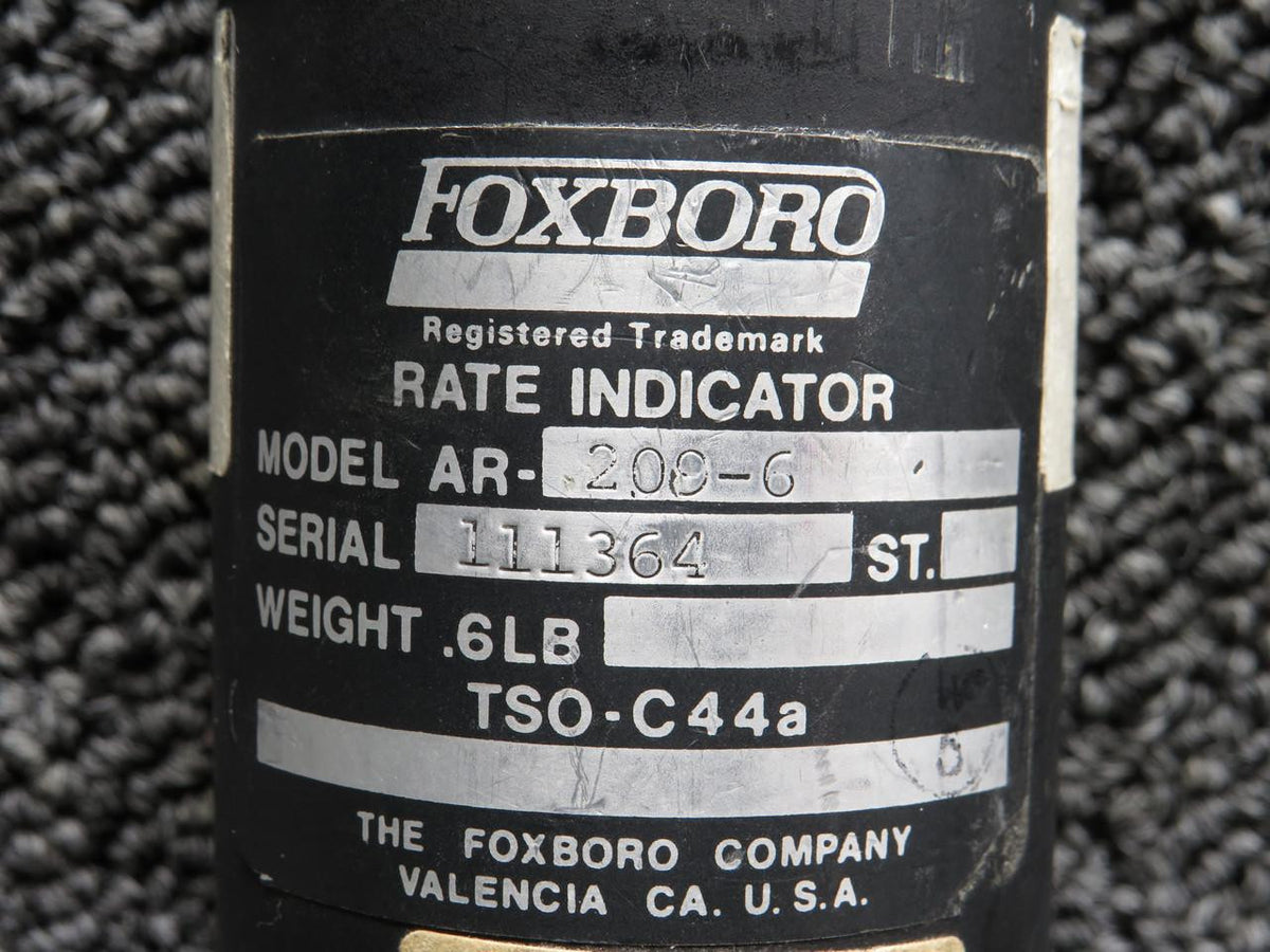 Foxboro AR-200-6 Foxboro Fuel Flow Rate Indicator