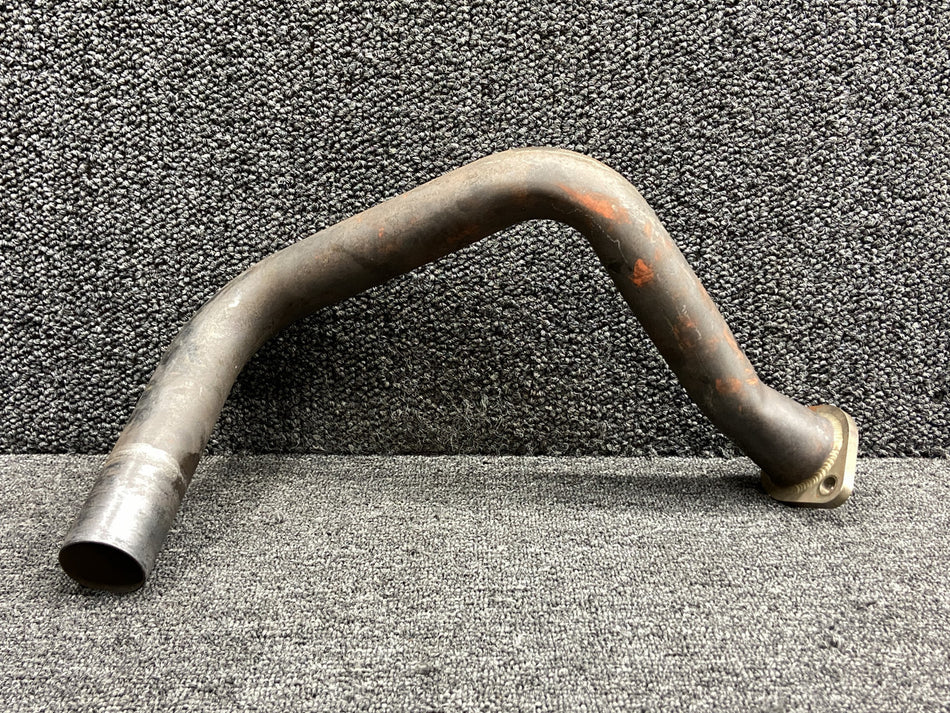 9954100-5 (Alt: 1754008-3) Lycoming O-360-A1F6 Exhaust Riser Aft LH (Probe Hole)
