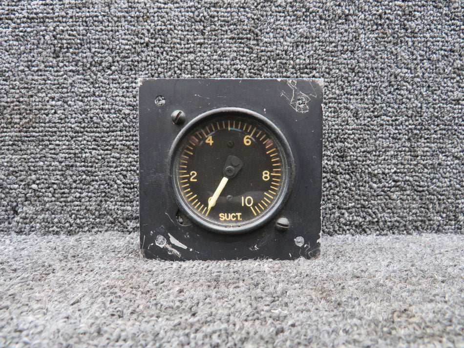 200 (Alt: AN5771-5) Collens Type F-4 Suction Gauge with Face Plate (Bent Plate)