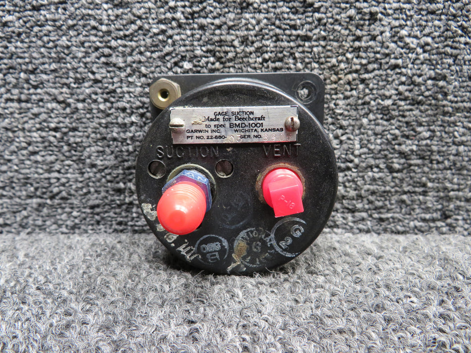 22-880-03 Garwin Suction Indicator (Glass Cloudy)