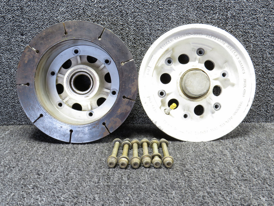40-289 Cleveland Wheels & Brakes 18x 5.5 Main Wheel Assembly with Extension Ring