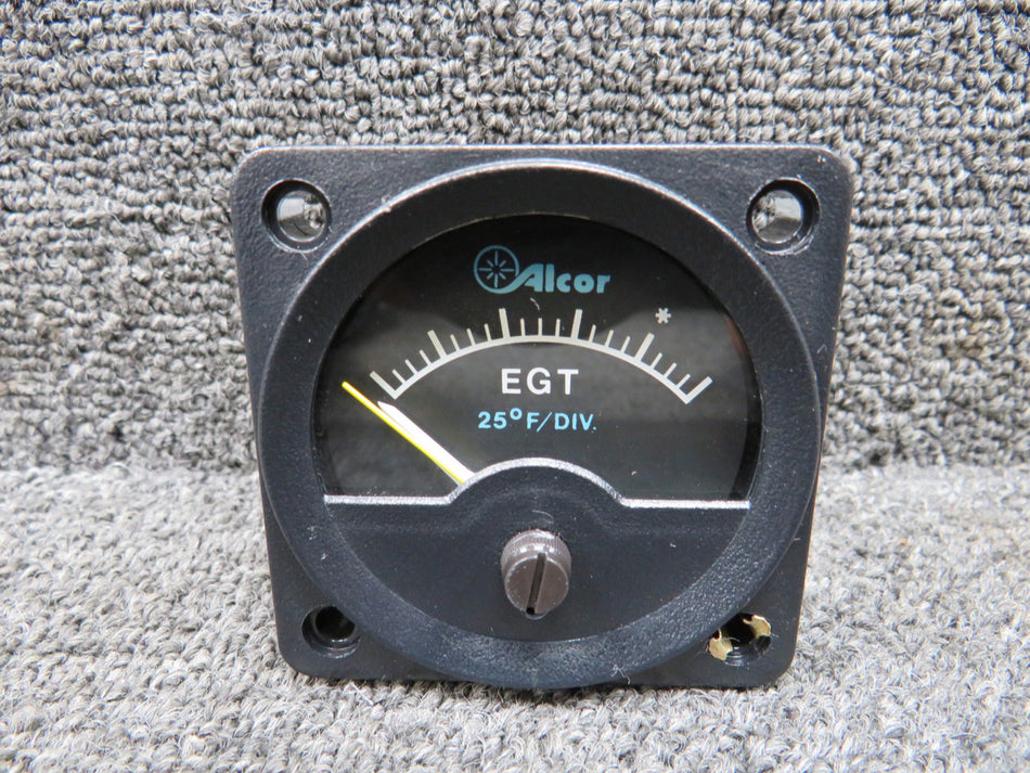 46150 Alcor Aviation Exhaust Gas Temperature Gauge with Yellow Indicator Needle
