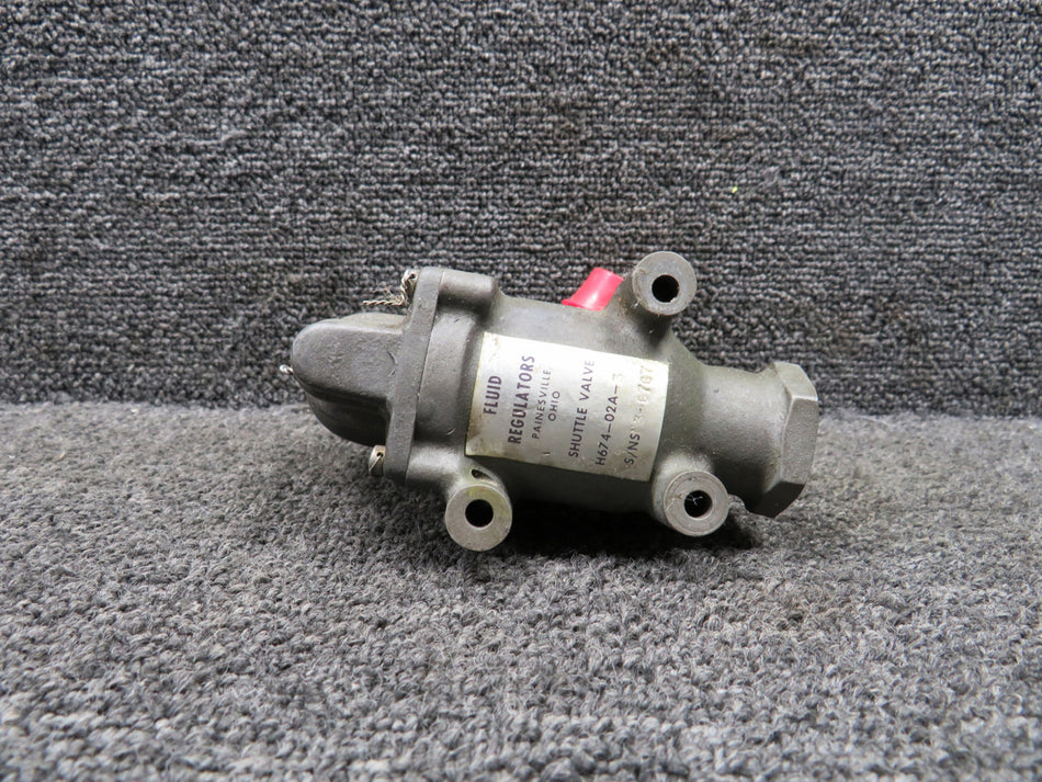 H674-02A-3 Fluid Regulators De-Icer Shuttle Valve with Fittings