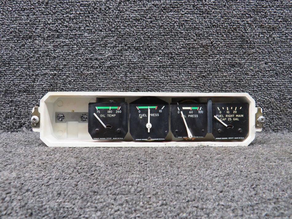 819481, 820338, 819480 Stewart-Warner Engine Gauge Cluster (Inop) (Core)