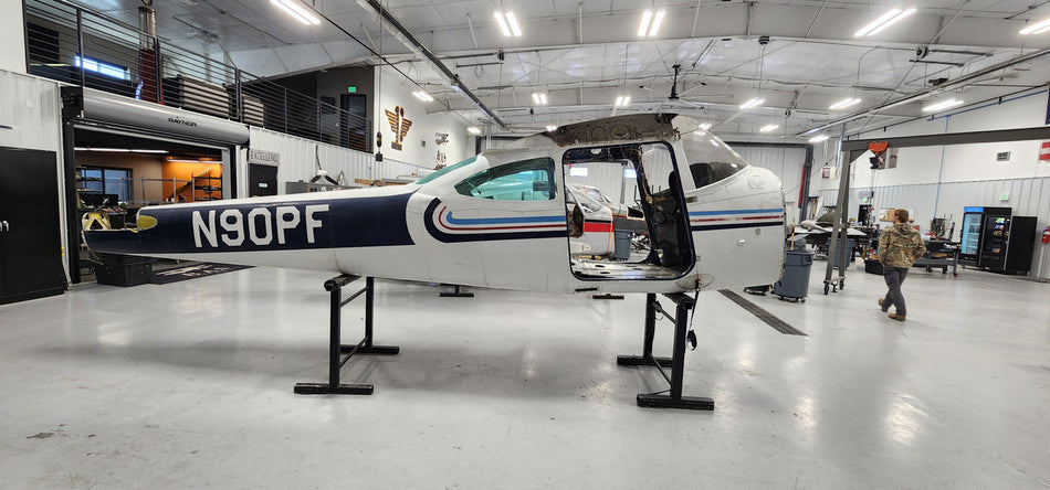 Cessna 182M Fuselage with Data Tag, Bill of Sale, Airworthiness, and Logs