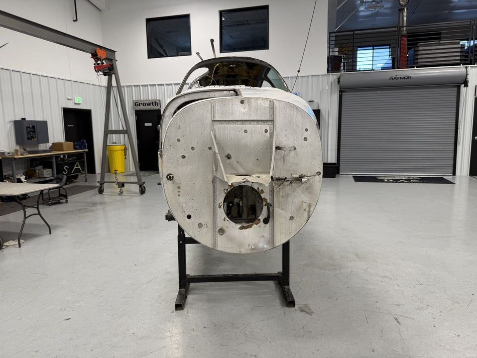 Beechcraft B95A Fuselage with Data Tag, Bill of Sale, Airworthiness, and Logs