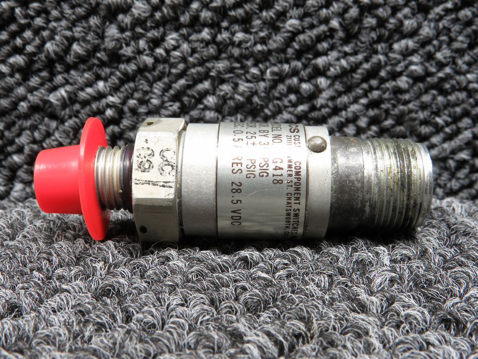 7G418 CCS Oil Pressure Switch Assembly (0.5A) (28.5VDC)