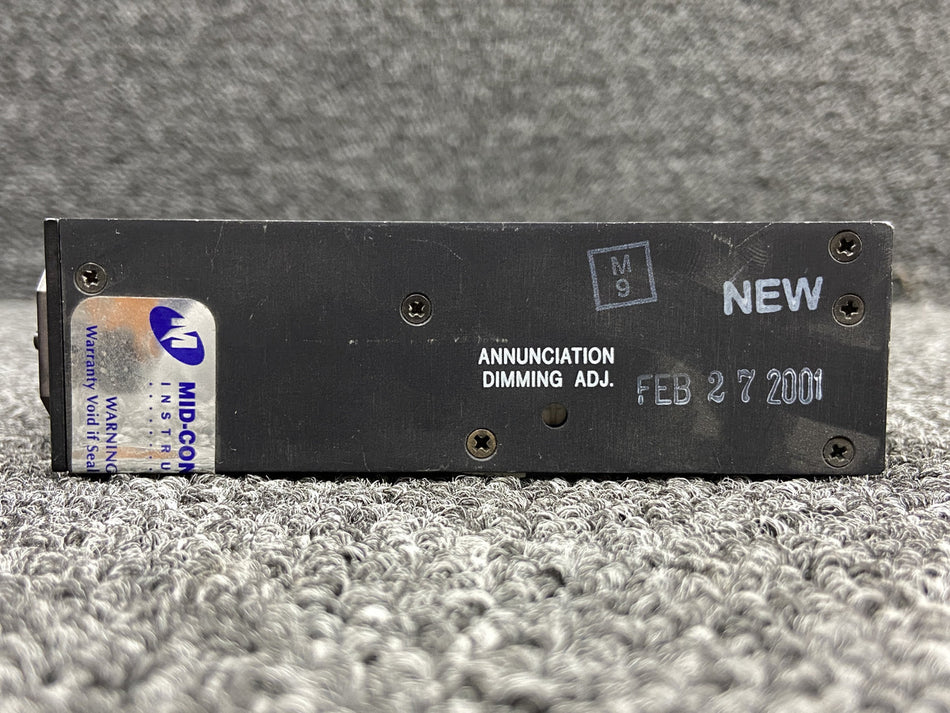 MD41-528 Mid-Continent GPS Annunciator Control Unit w Serviceable Tag (28V)