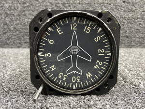 289-1 (Use: C661022-0102) Aviation Slaved Directional Gyro Gauge (Knob Missing)