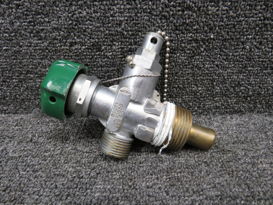 10850 Scott Oxygen Regulator Valve with Green Repairable Tag (Core)