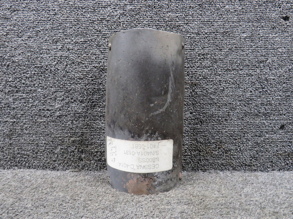 0010301-7 Cessna 401A Exhaust Shield Assembly (Worn Hole) (Warped Edges)