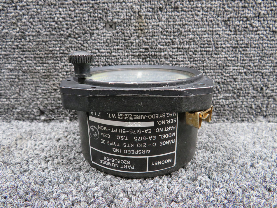 EA-5175-511PT-MON Edo-Aire EA-5175 Airspeed Indicator (Cloudy Face)