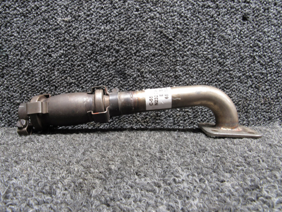 6555047-14 (Alt: 6555047-54) Cessna C-550 Bleed Air Elbow Assy w Flex Joint RH