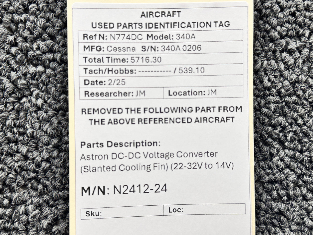 N2412-24 Astron DC-DC Voltage Converter (Slanted Cooling Fin) (22