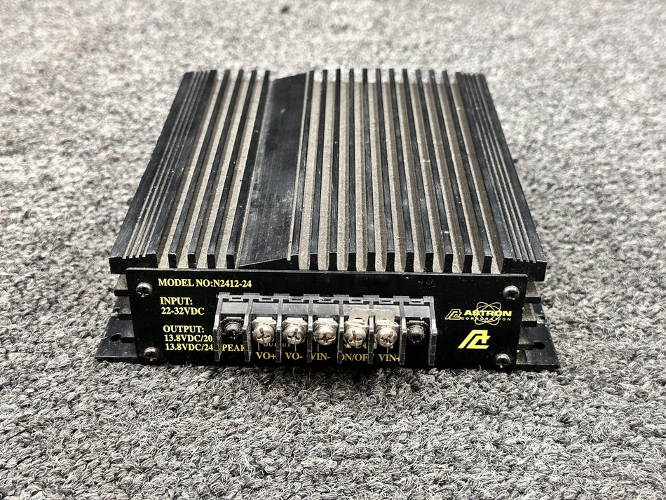 N2412-24 Astron DC-DC Voltage Converter (Slanted Cooling Fin) (22-32V to 14V)