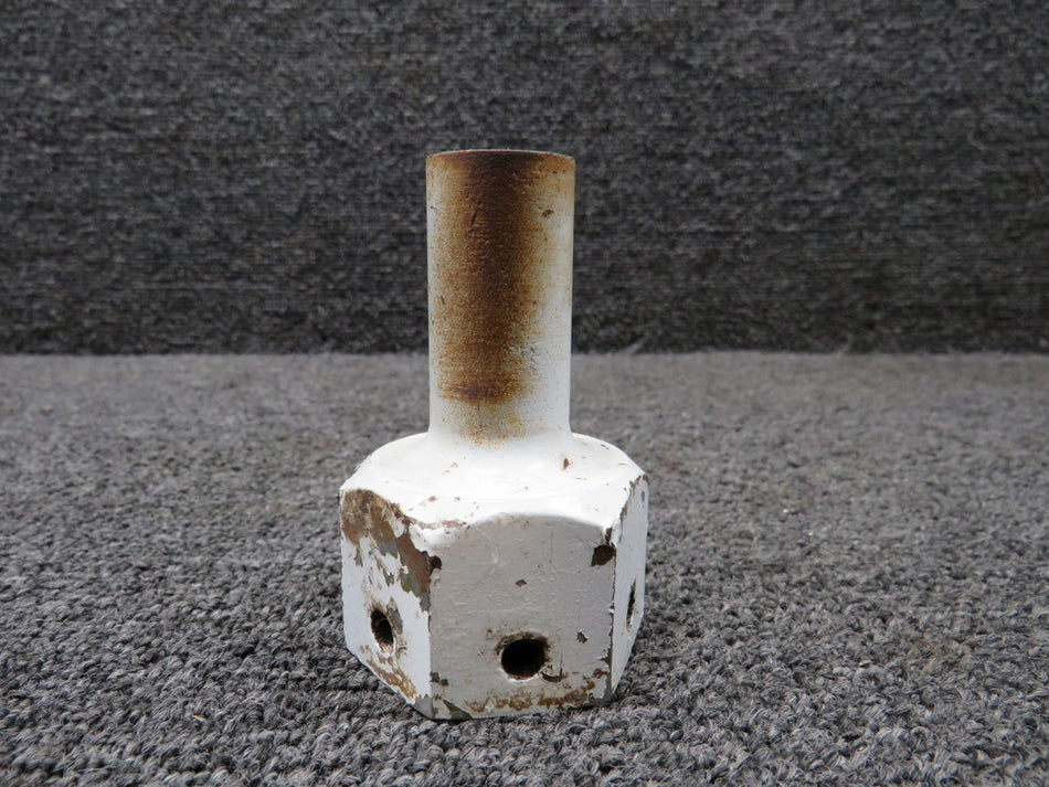 0441130-1 Cessna 172A Main Gear Wheel Fairing Nut (Steel) (Rusted) (L: 3.125”)