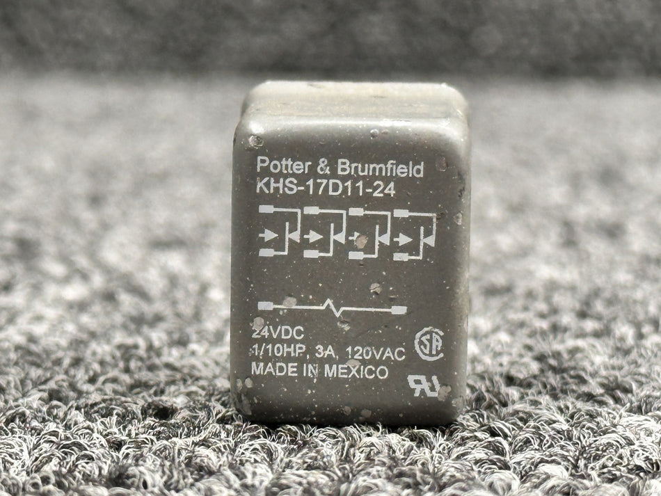 KHS-17D11-24 Potter & Brumfield Relay Unit (Volts: 24)