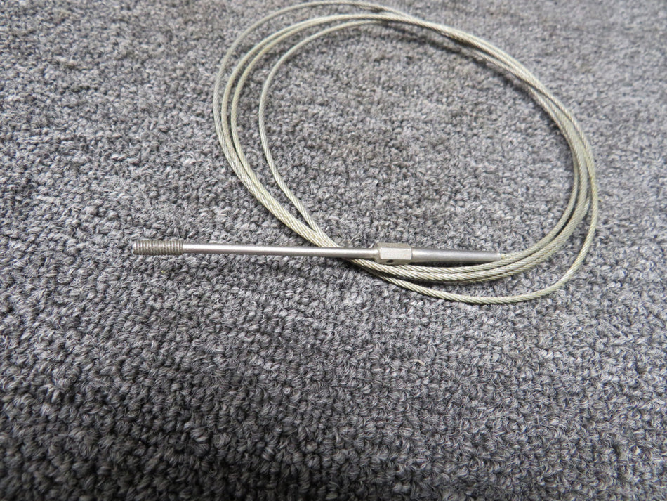 169-524047-17 Beechcraft C23 Flap Control Cable Assembly (Length: 189.25)