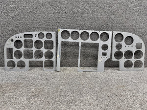5314108-6, 5314106-48 Cessna 340A Instrument Panel Set (LH, Center, & RH)