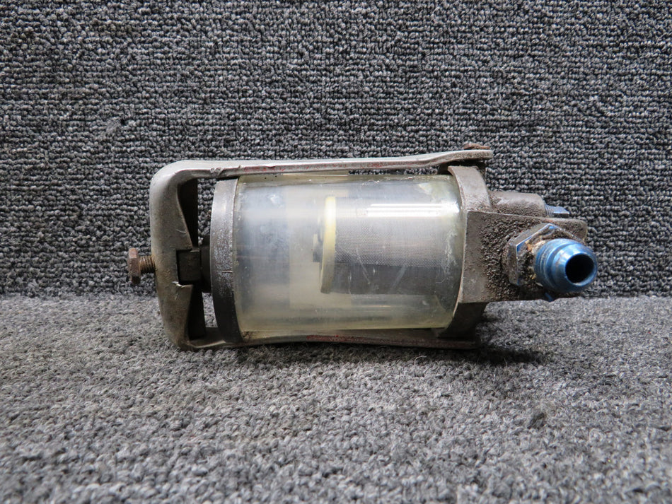 G199-115 Garwin Fuel Strainer Assembly (Bent, Chipped Edges of Glass)