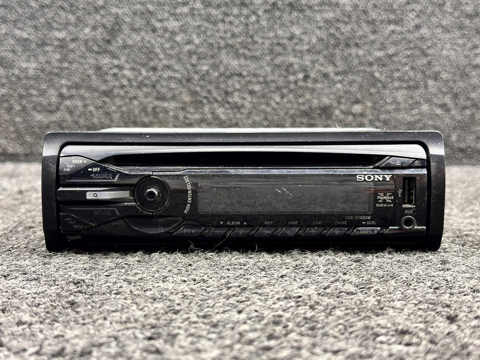 CDX-GT40UW Sony AM-FM Compact CD Disc Player Radio (12V)