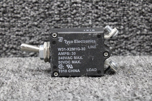 W31-X2M1G-30 Tyco Toggle Breaker Switch (Volts: 50, 240) (Amps: 30)