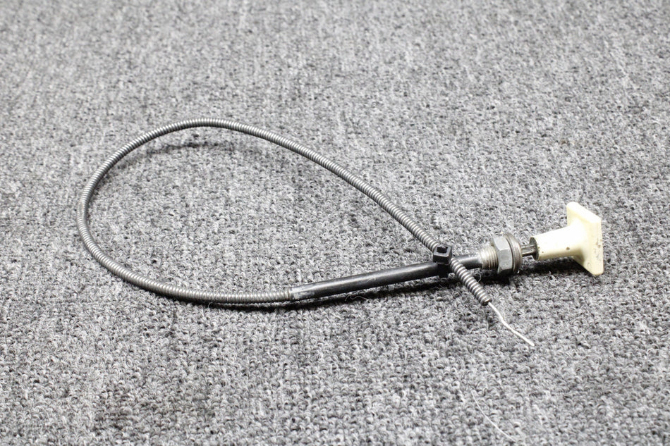 S1517-10 (Use: S1517-7) Cessna T210L Fuel Strainer Drain Control Cable (19.75”)