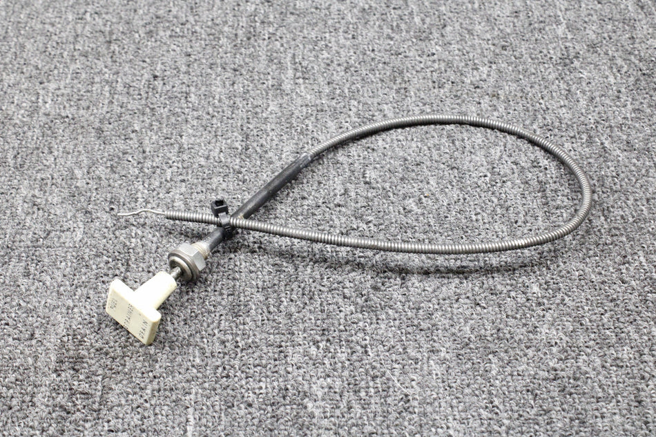 S1517-10 (Use: S1517-7) Cessna T210L Fuel Strainer Drain Control Cable (19.75”)
