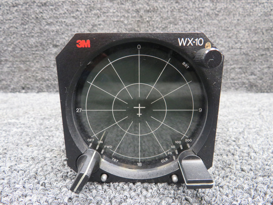 280D40 3M WX-10 Stormscope Display Indicator with Mods (Discoloration on Face)