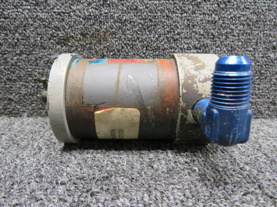 HE-759-3 Beechcraft A23A Fuel Strainer Assembly (Rusted)